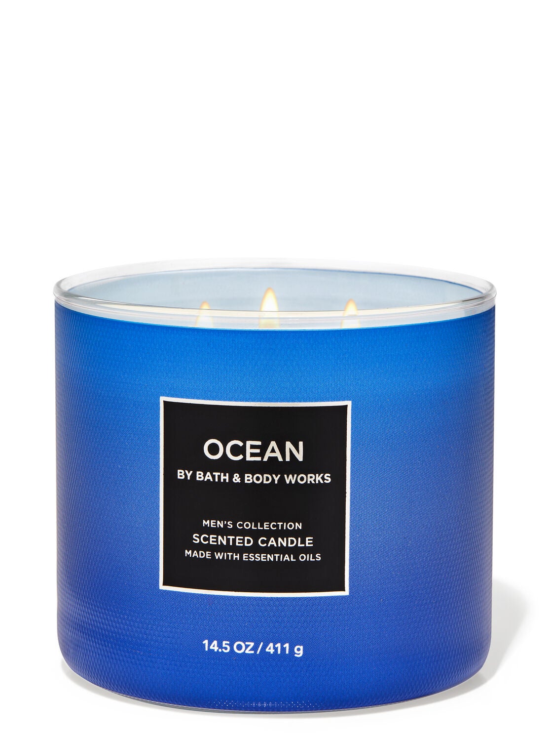 Ocean 3 Wick Candle Bath Body Works