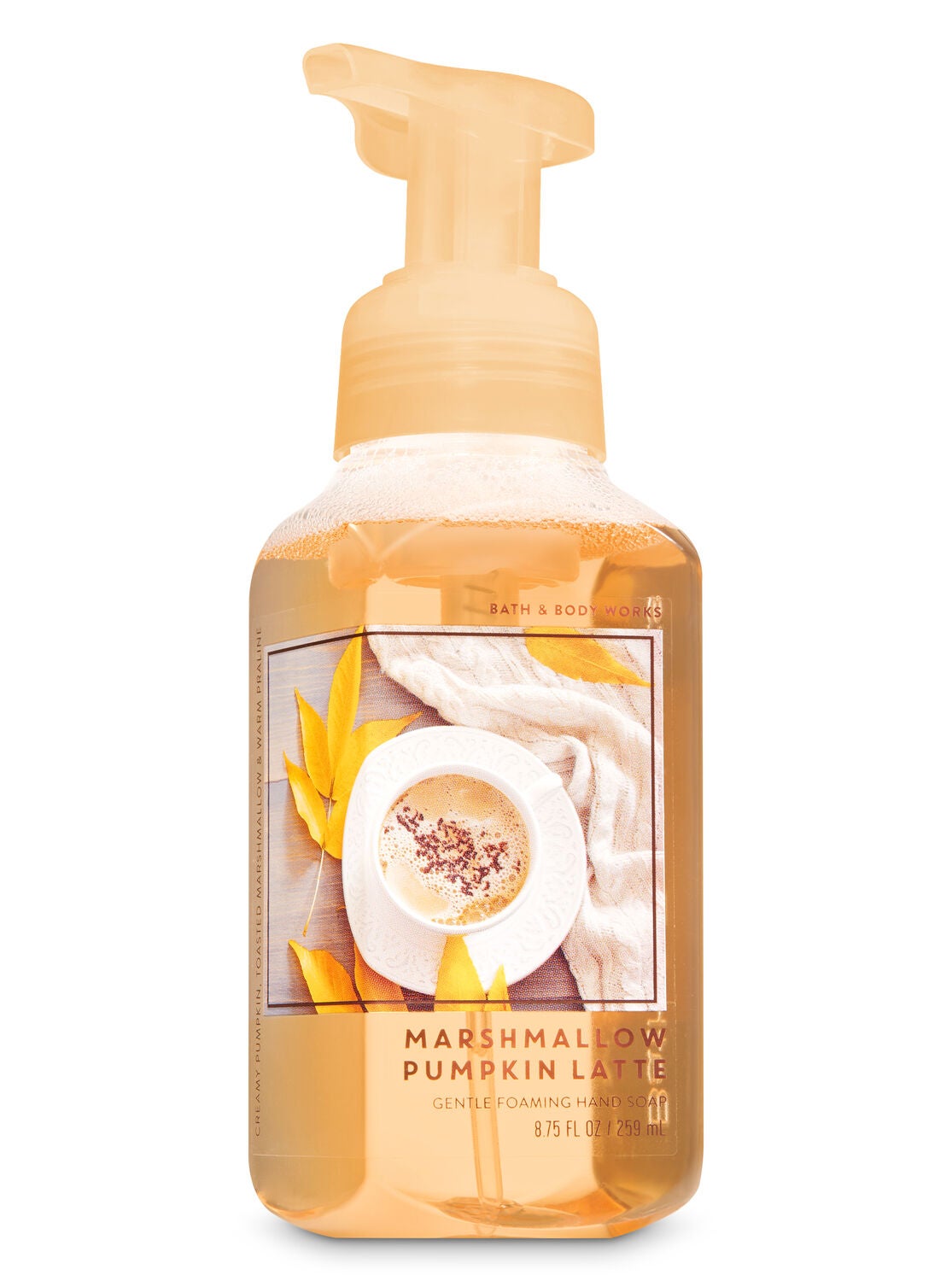 Marshmallow Pumpkin Latte Gentle Foaming Hand Soap - Bath And Body Works