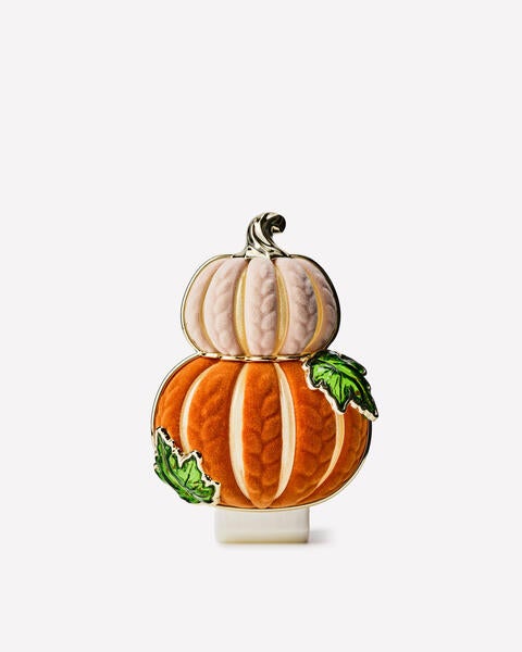 Knit Pumpkin Stack Scent Control&trade; Nightlight Wallflowers Fragrance Plug