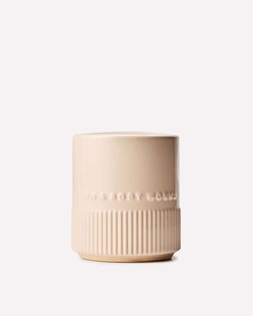Cream Reed Vessel