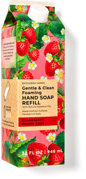Strawberry Pound Cake Gentle &amp;amp; Clean Foaming Hand Soap Refill