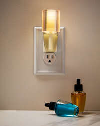 Champagne Sparkly Fluted Scent Control&trade; Nightlight  Wallflowers Fragrance Plug