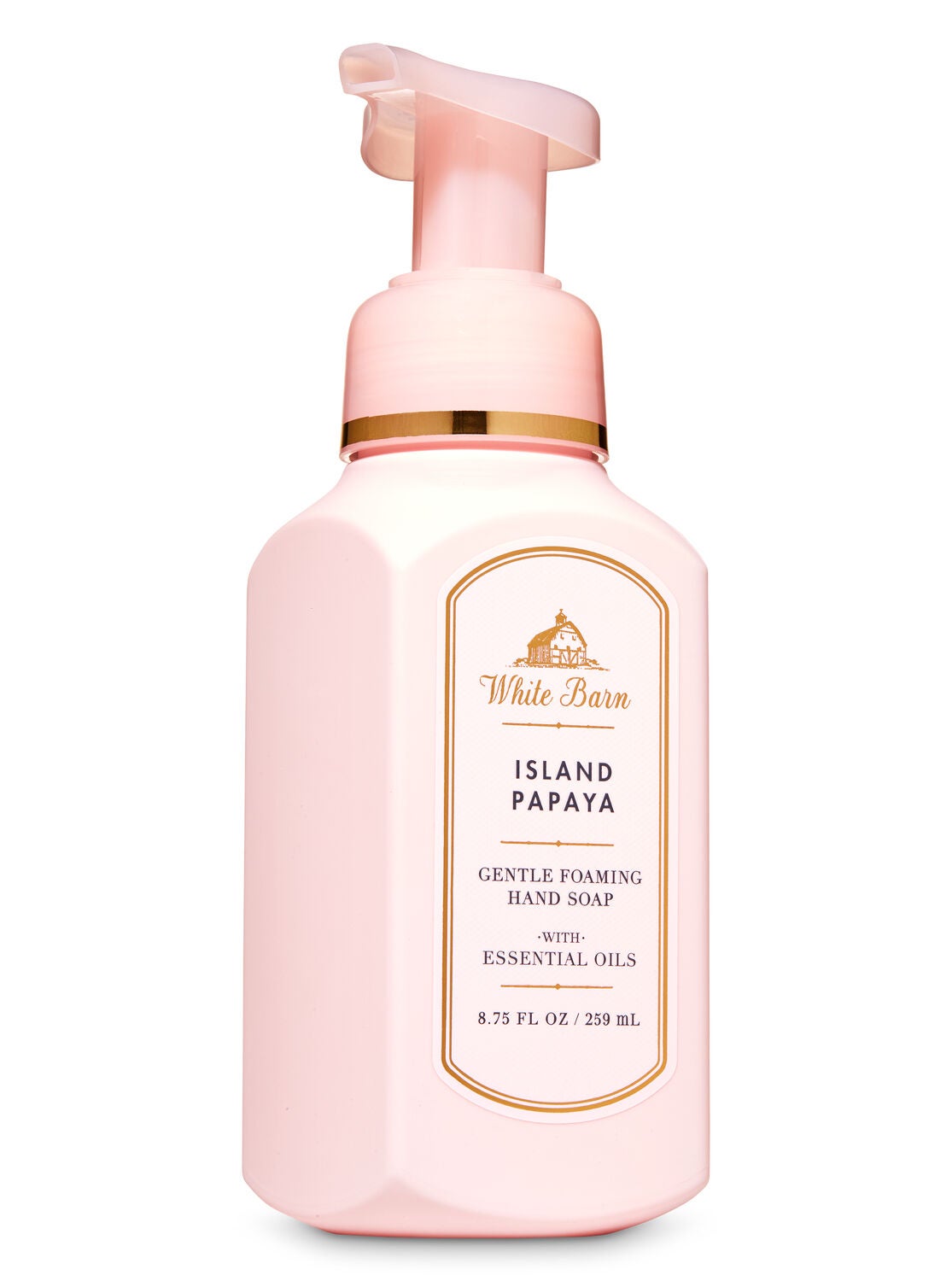 White Barn Island Papaya Gentle Foaming Hand Soap - Bath And Body Works