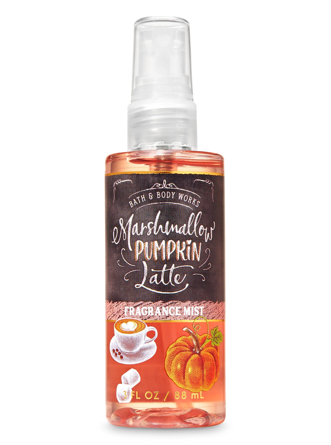 Marshmallow Pumpkin Latte Travel Size Fine Fragrance Mist Bath Body Works
