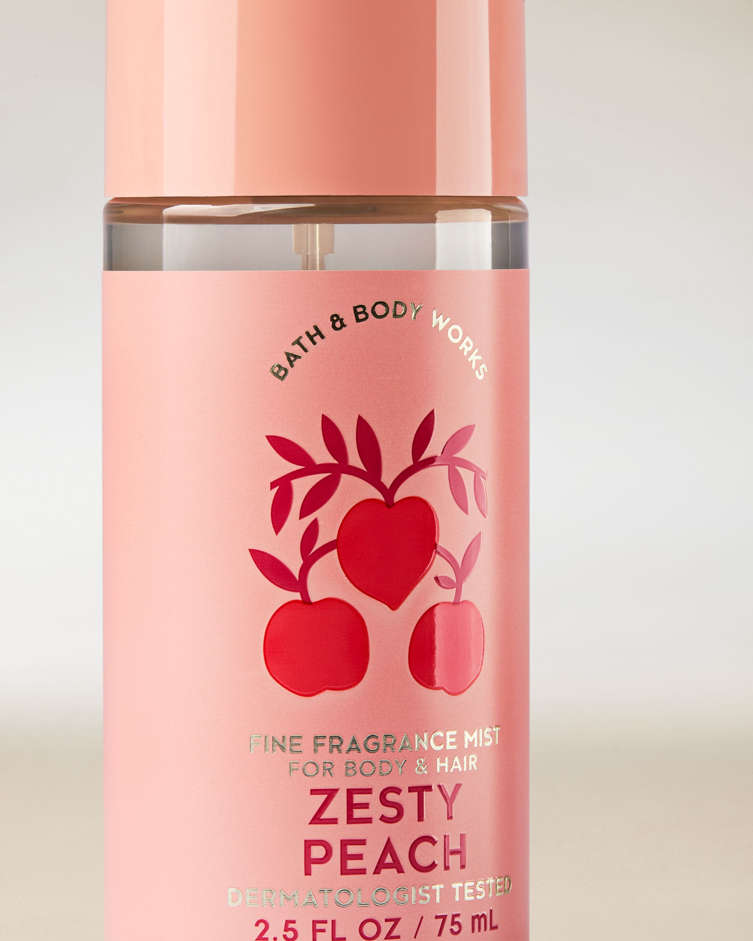 ピーチシャンティ50ml Zesty Peach Travel Size Fine Fragrance Mist | Bath & Body Works