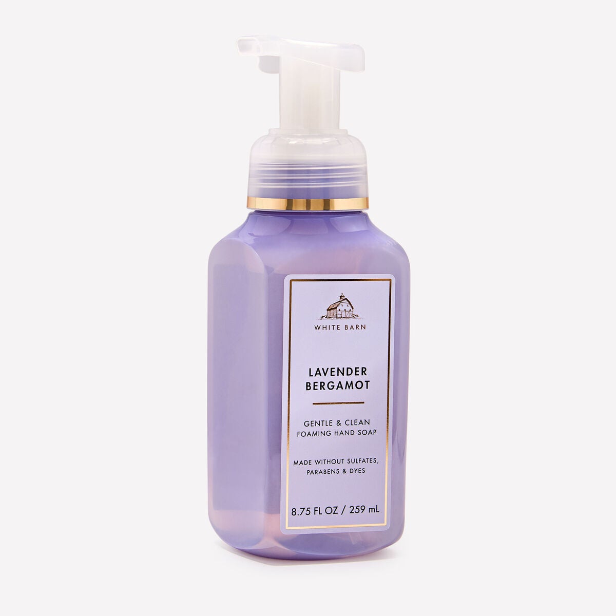Мыло-пенка для рук Bath & Body Works Lavender Bergamot Gentle & Clean Foaming Hand Soap