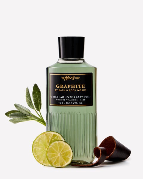 Graphite 3-in-1 Hair, Face & Body Wash