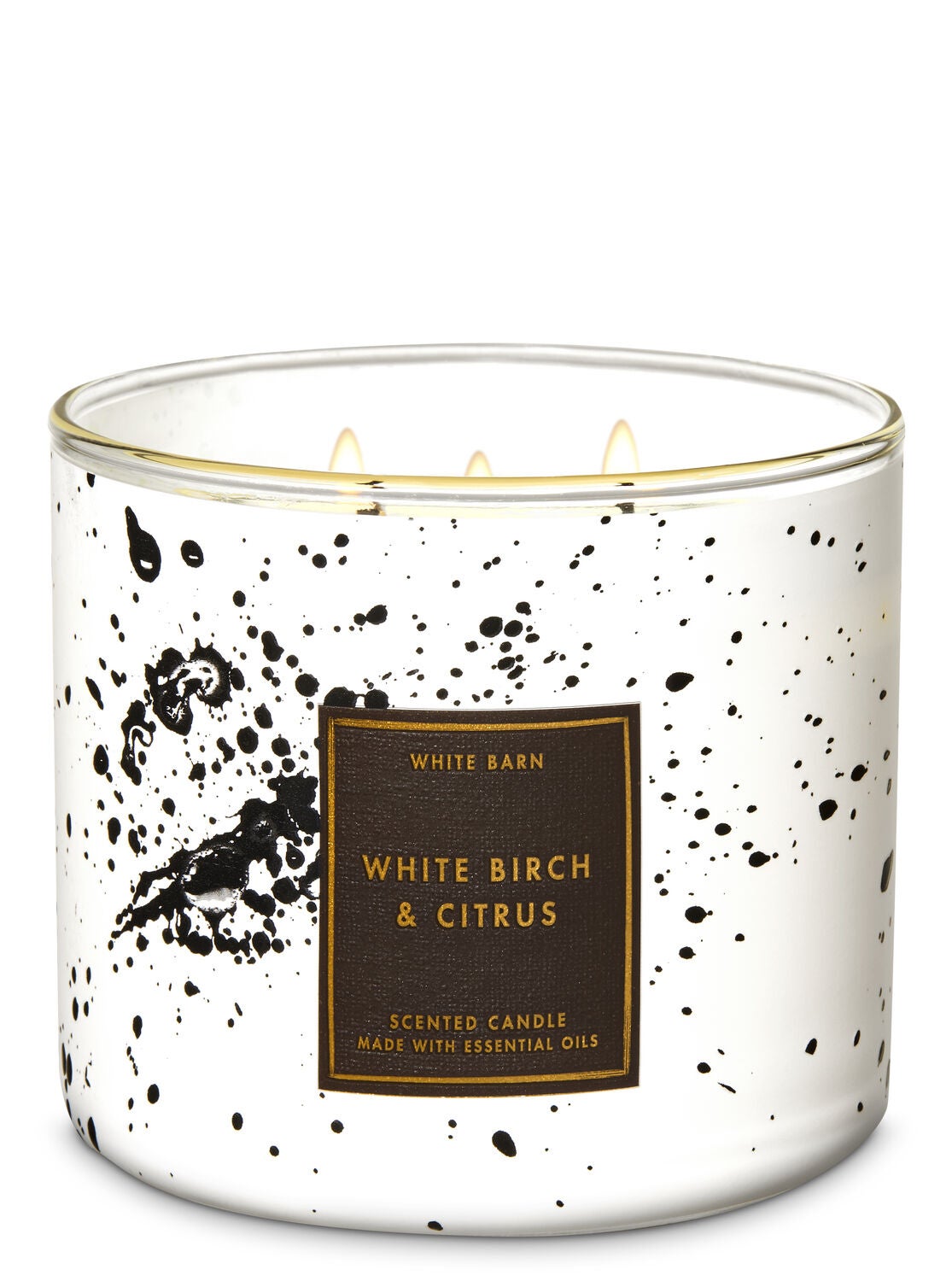 White Barn White Birch & Citrus 3-Wick Candle - Bath And Body Works