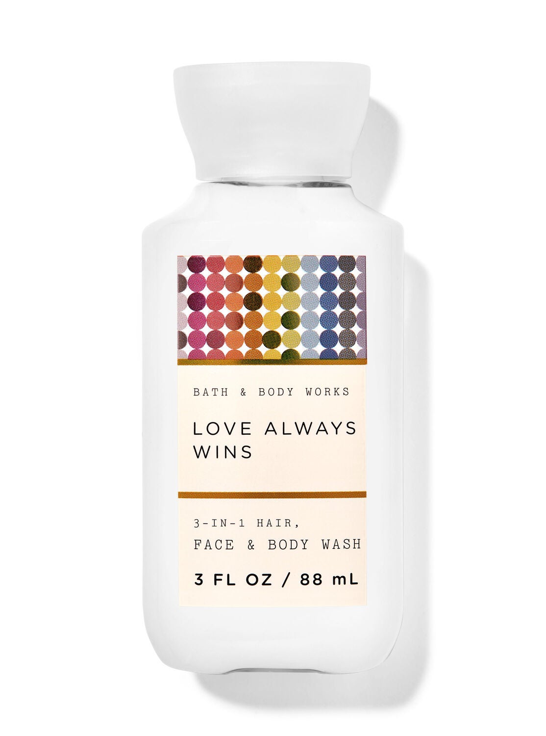 Love Always Wins Travel Size 3-in-1 Hair, Face & Body Wash