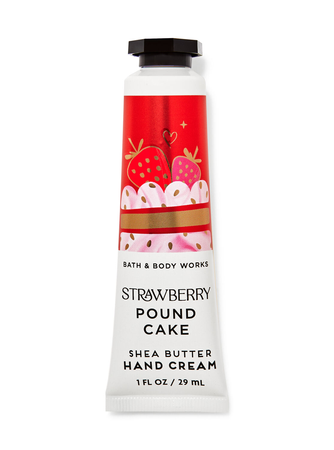 Bath & Body Works Bath & Body | Strawberry Pound Cake Hand Cream | Color: Cream/Gold | Size: Os | Pm-32113561's Closet