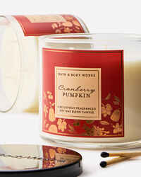Cranberry Pumpkin 3-Wick Candle