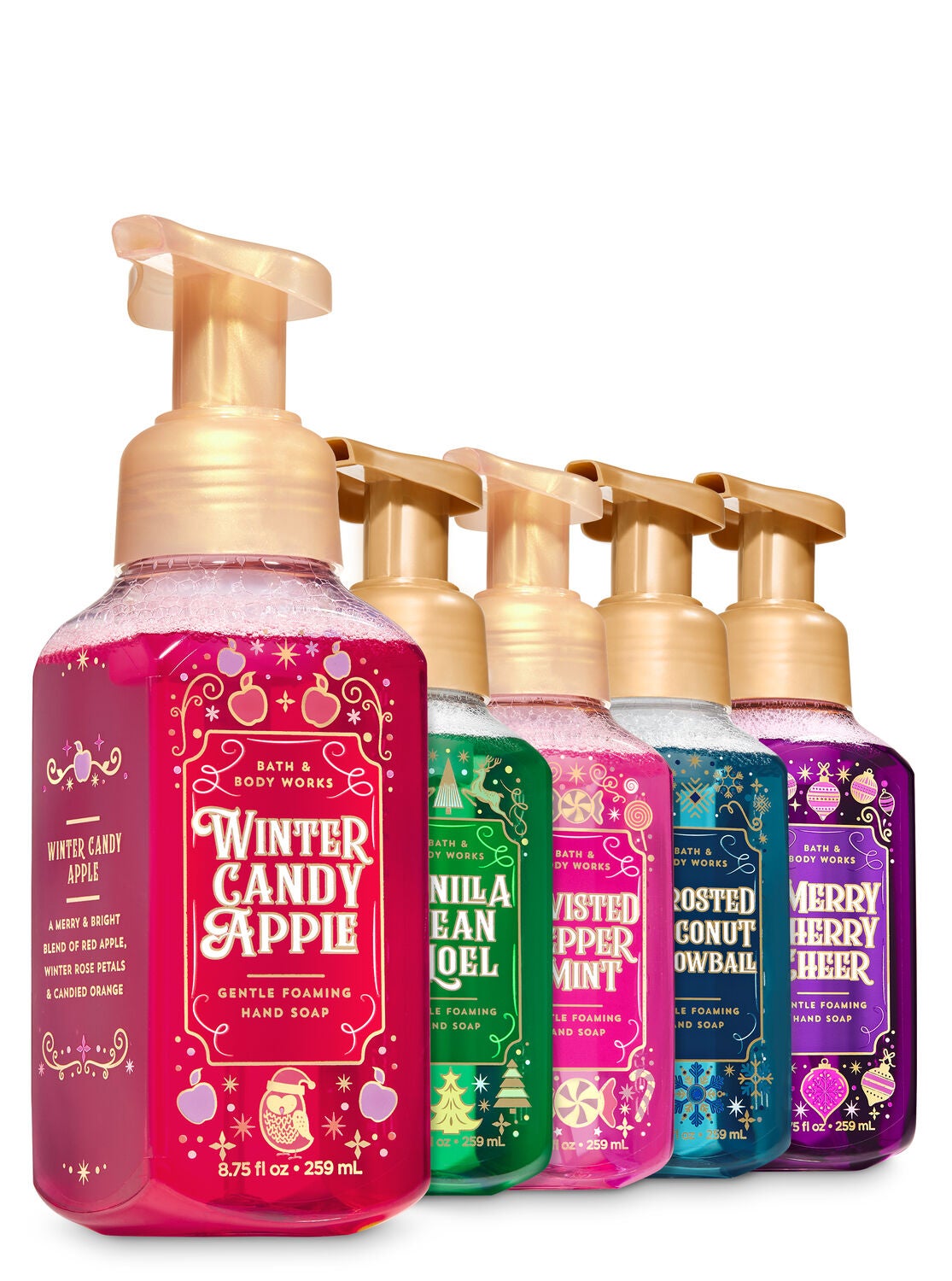 Holiday Traditions Gentle Foaming Hand Soap, 5-Pack - Bath And Body Works