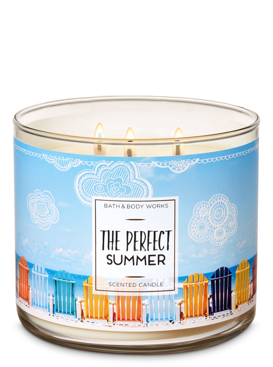 Suntan 3-Wick Candle - Bath And Body Works