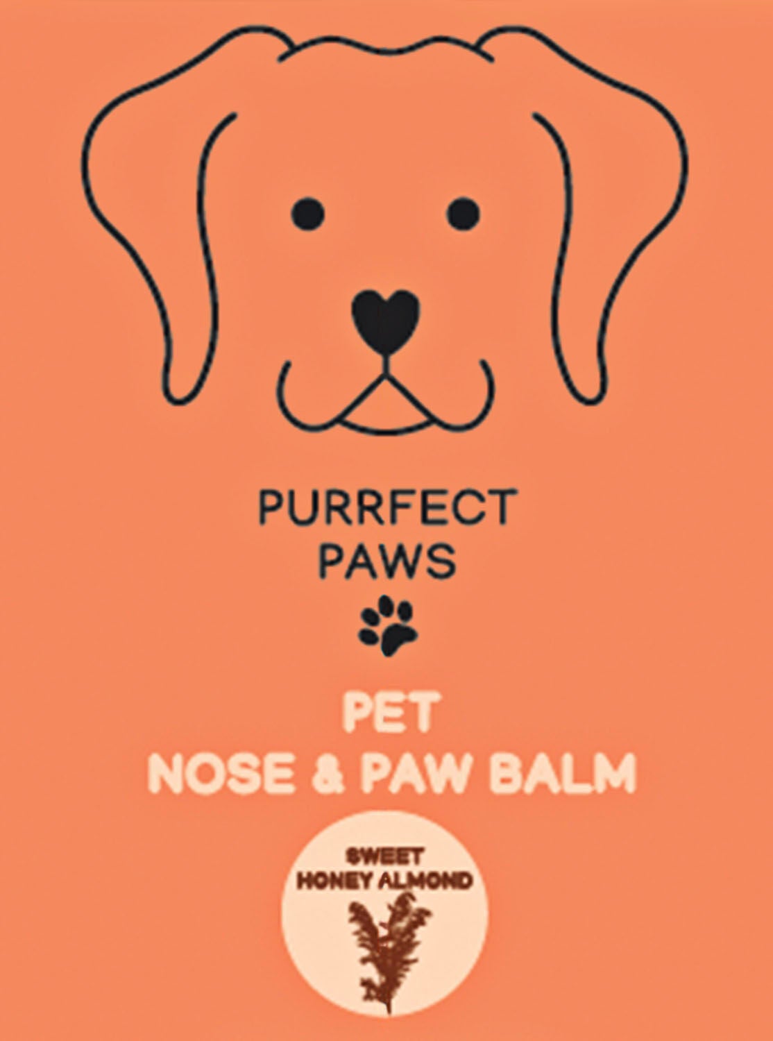 Sweet Honey Almond Pet Nose & Paw Balm