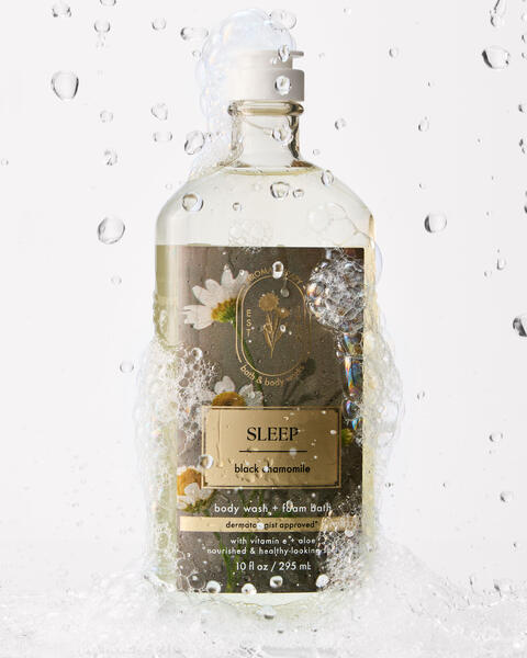Sleep: Black Chamomile Body Wash & Foam Bath