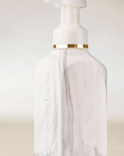 White Marble Gentle & Clean Foaming Hand Soap Dispenser