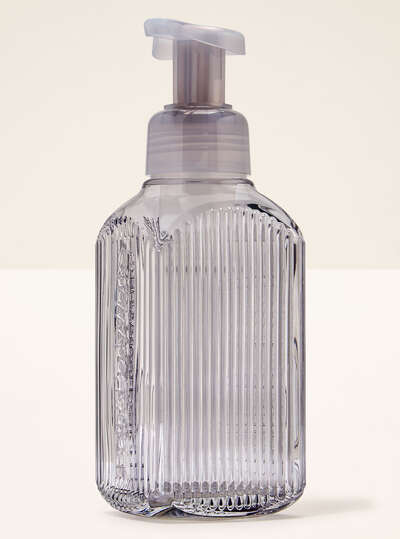 Charcoal Vertical Lines Gentle & Clean Foaming Hand Soap Dispenser