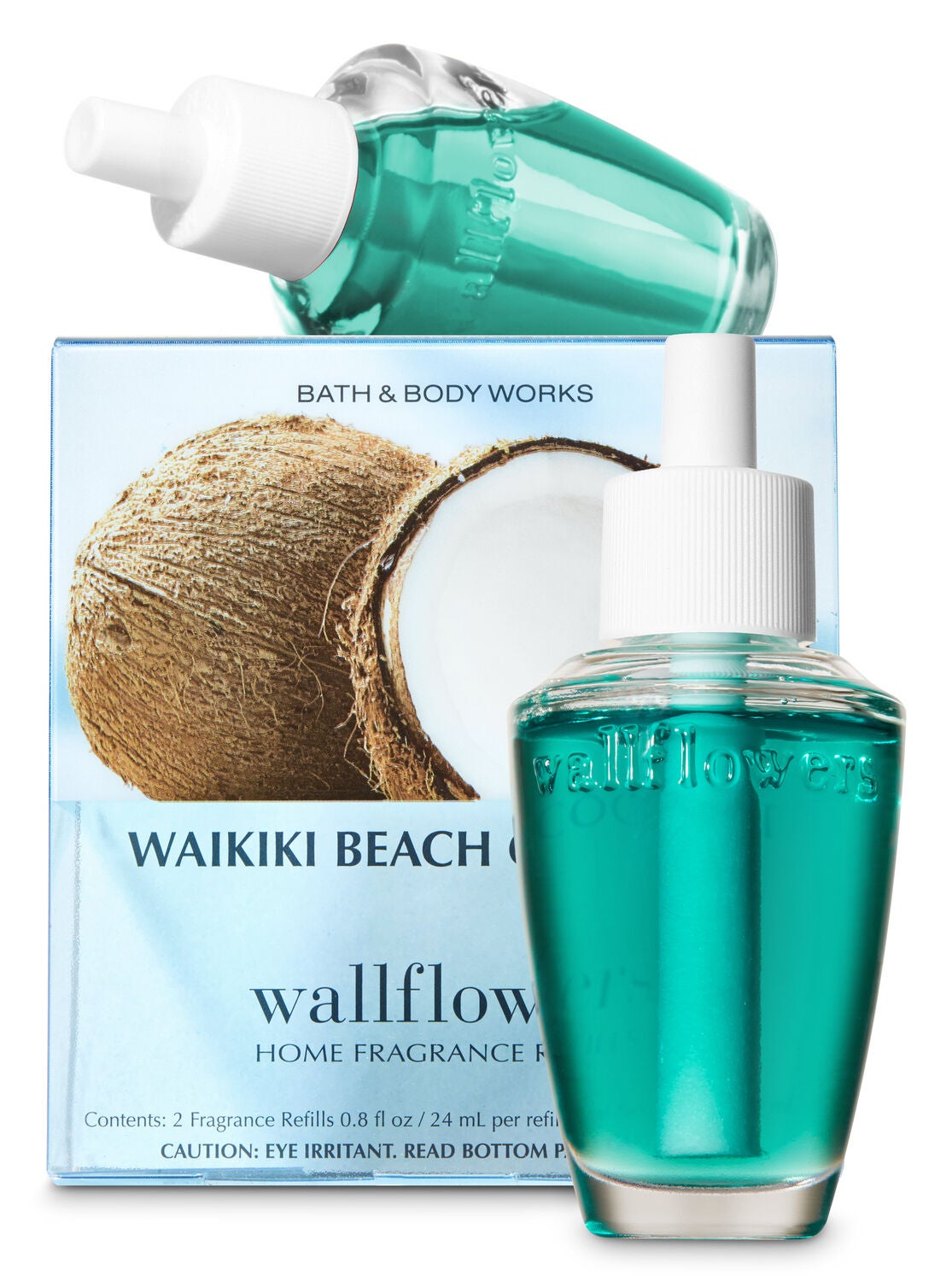 Waikiki Beach Coconut Wallflowers Refills 2-Pack - Bath And Body Works