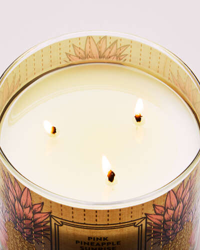 Pink Pineapple Sunrise 3-Wick Candle