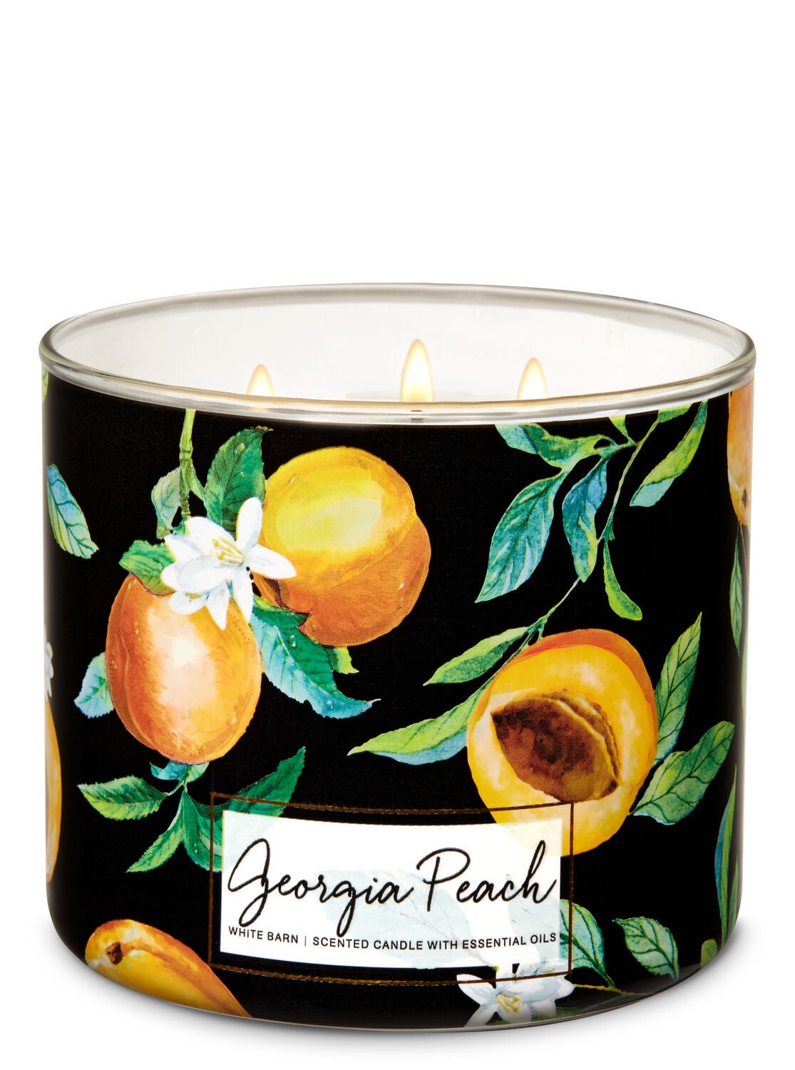 Georgia Peach 3-Wick Candle - Bath And Body Works