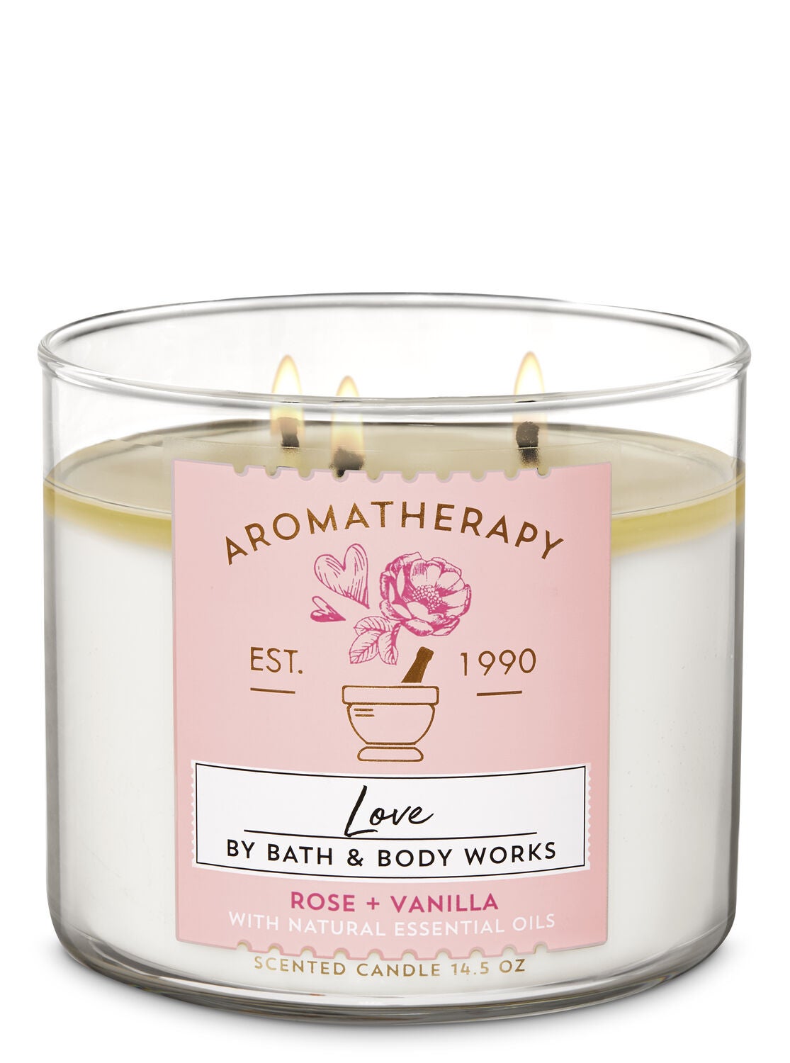 Mini Candle ROSE PETALS 3 Bath & Body Works I CAN'T SAY " I DO " WITHOUT YOU