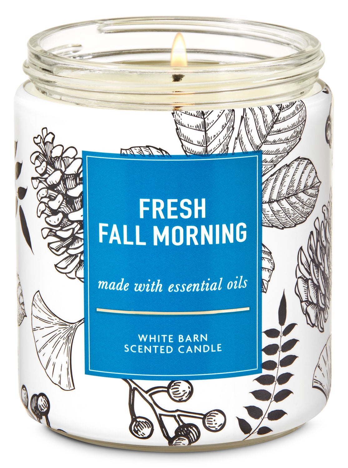 Fresh Fall Morning Single Wick Candle | Bath & Body Works