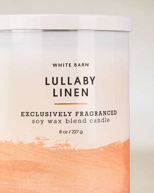 Lullaby Linen Single Wick Candle