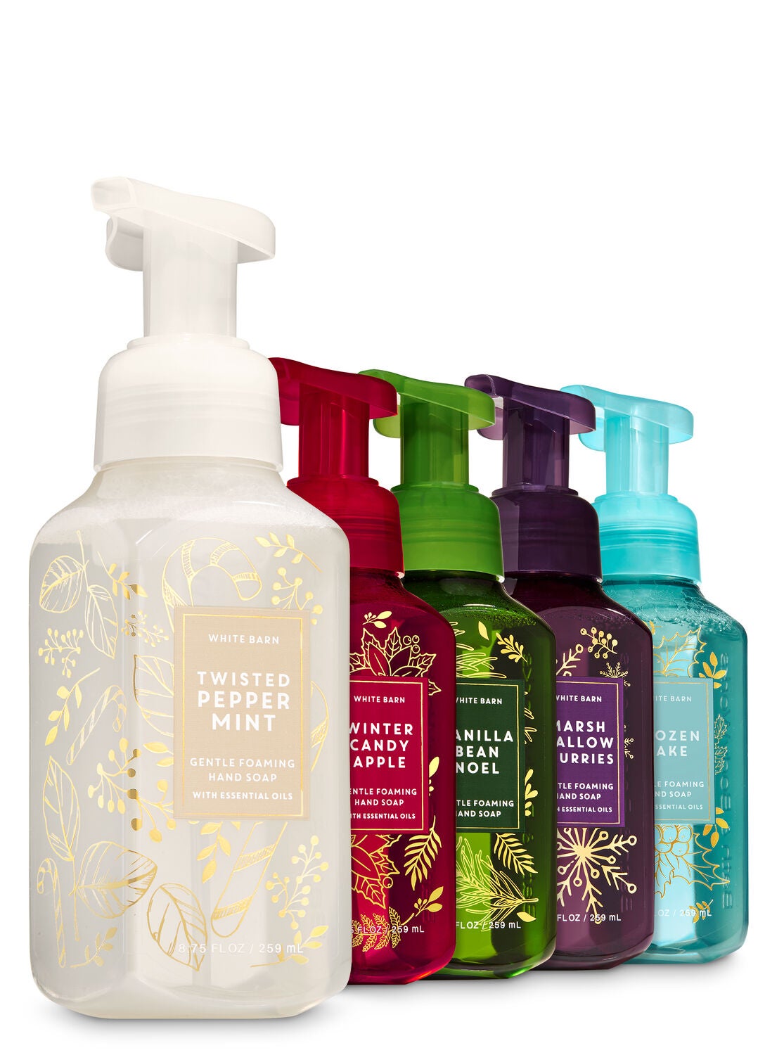 Christmas Glow Gentle Foaming Hand Soap, 5-Pack - Bath And Body Works