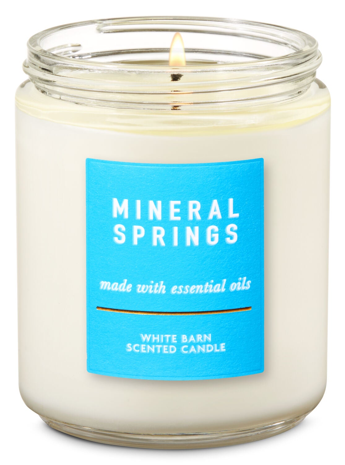 Mineral Springs Single Wick Candle - Bath And Body Works
