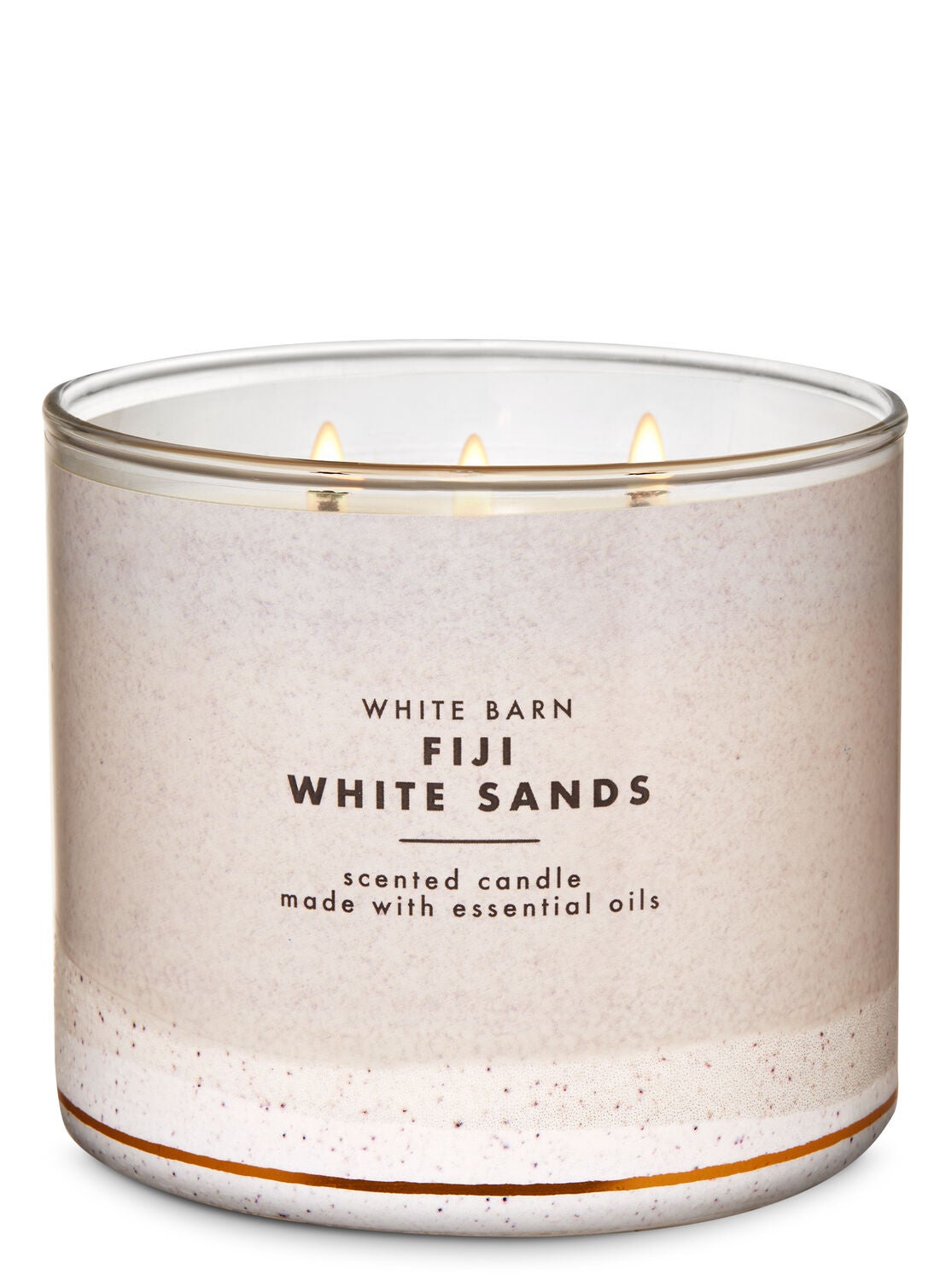 White Barn Fiji White Sands 3-Wick Candle - Bath And Body Works