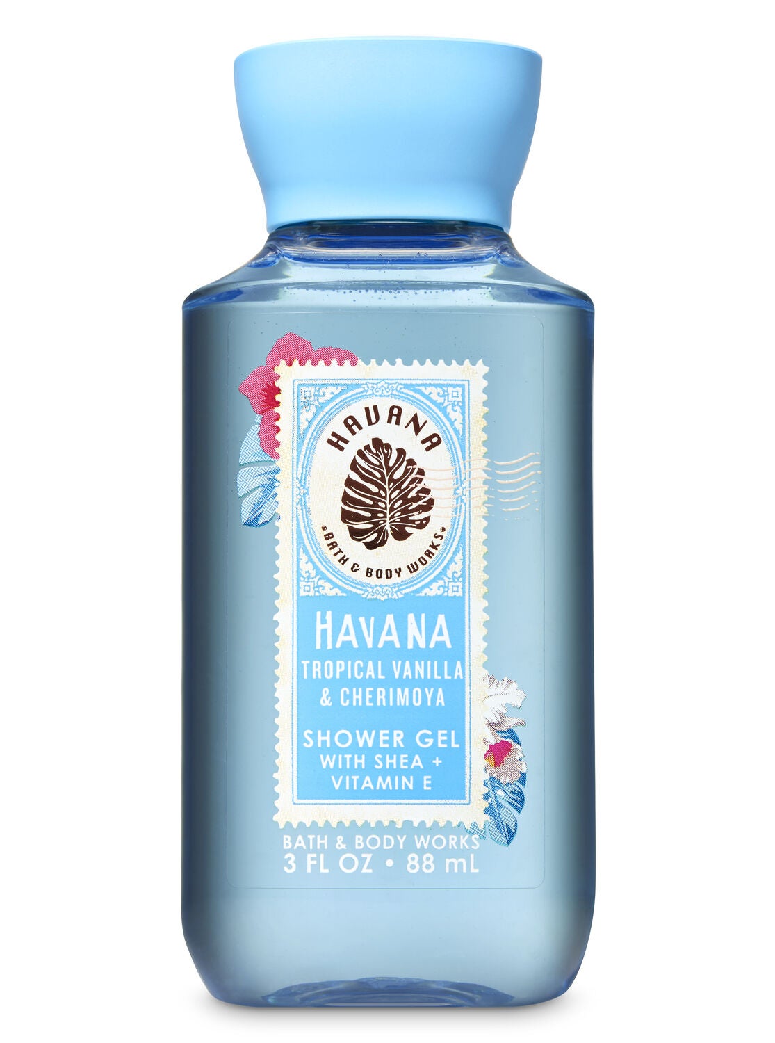 Signature Collection Tropical Vanilla & Cherimoya Travel Size Shower Gel - Bath And Body Works