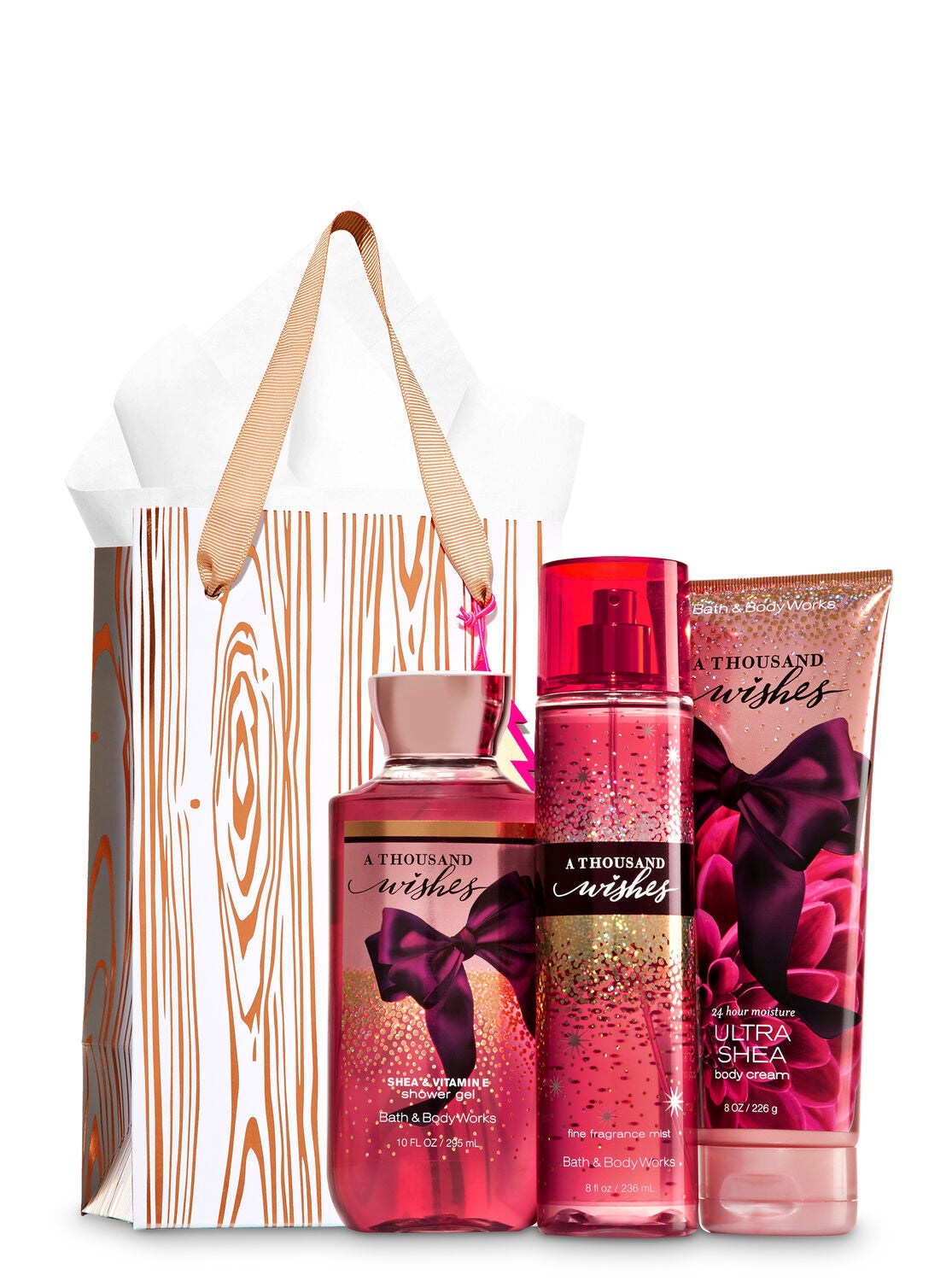 A Thousand Wishes Rose Gold & Natural Gift Kit | Bath ...