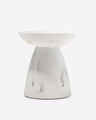 Marble Pedestal 3-Wick Candle Holder