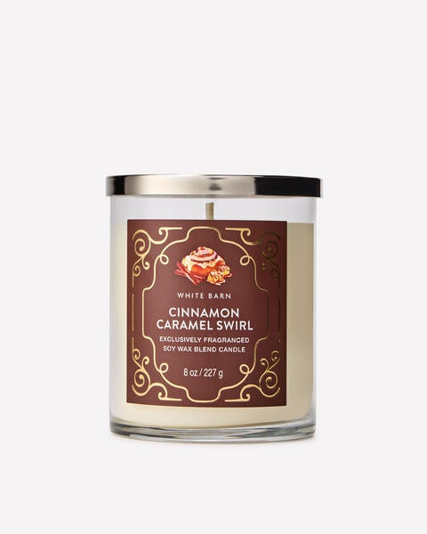 Cinnamon Caramel Swirl Single Wick Candle