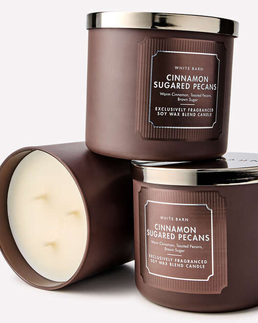 Cinnamon Sugared Pecans 3-Wick Candle