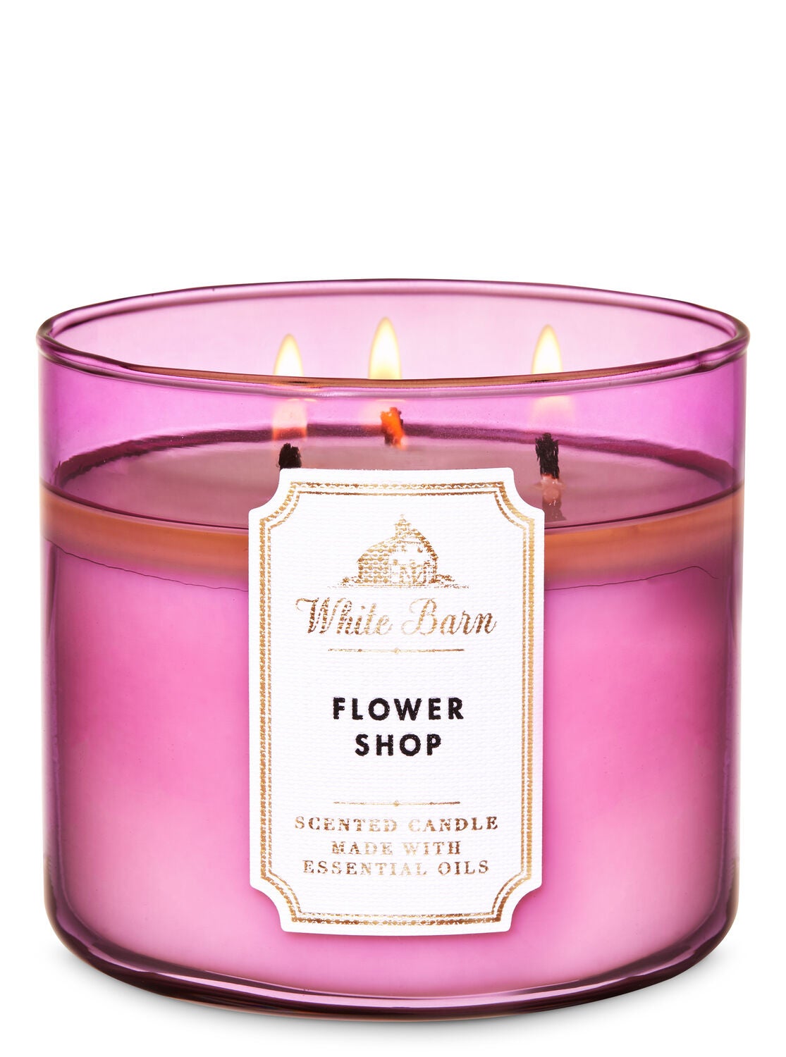 White Barn Flower Shop 3-Wick Candle - Bath And Body Works