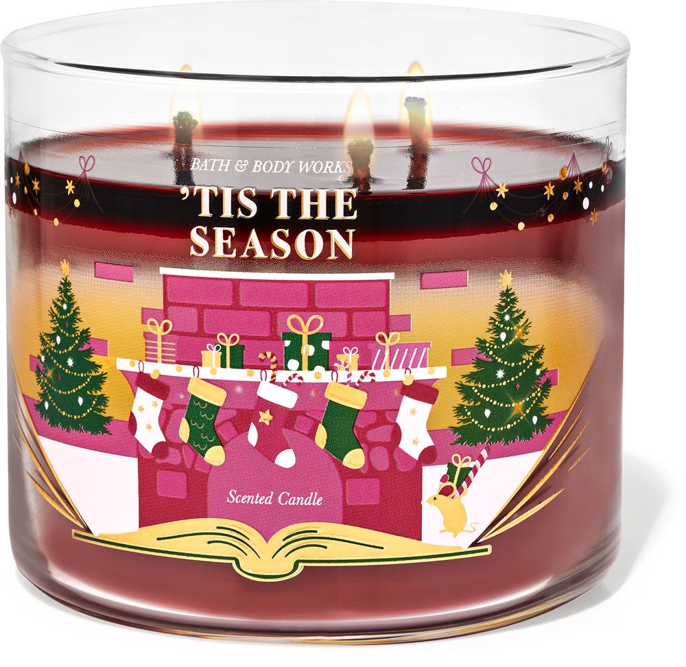 Tis The Season 3-Wick Candle