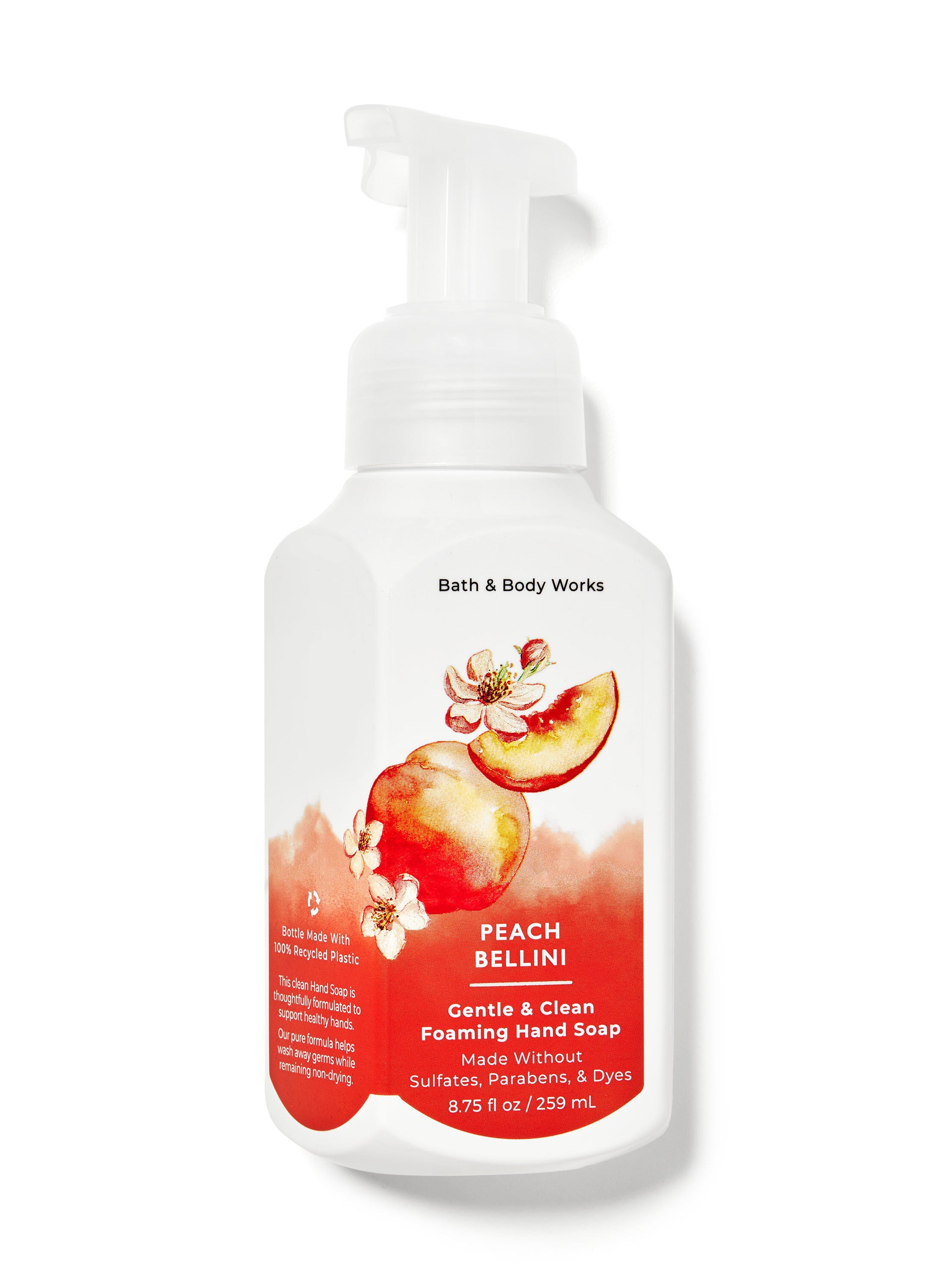 Peach Bellini Gentle Clean Foaming Hand Soap Bath Body Works