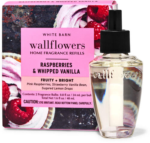 Raspberries &amp; Whipped Vanilla Wallflowers Refills 2-Pack