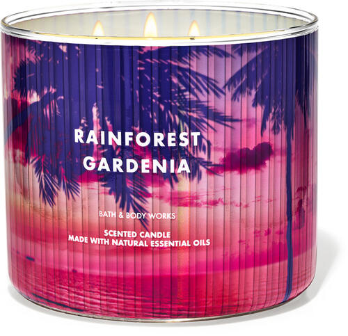 Rainforest Gardenia 3-Wick Candle