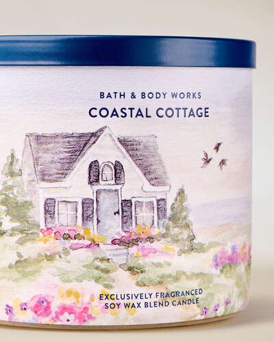 Coastal Cottage 3-Wick Candle