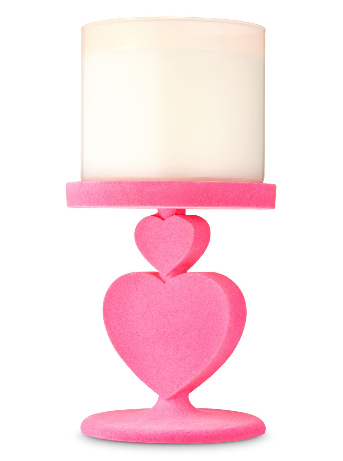 Stacked Hearts Pedestal 3-Wick Candle Holder - Bath And Body Works