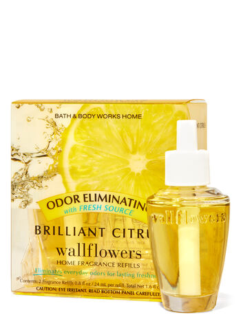 Brilliant Citrus Odor Eliminating Wallflowers Refills 2 Pack
