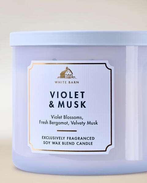 Violet & Musk 3-Wick Candle