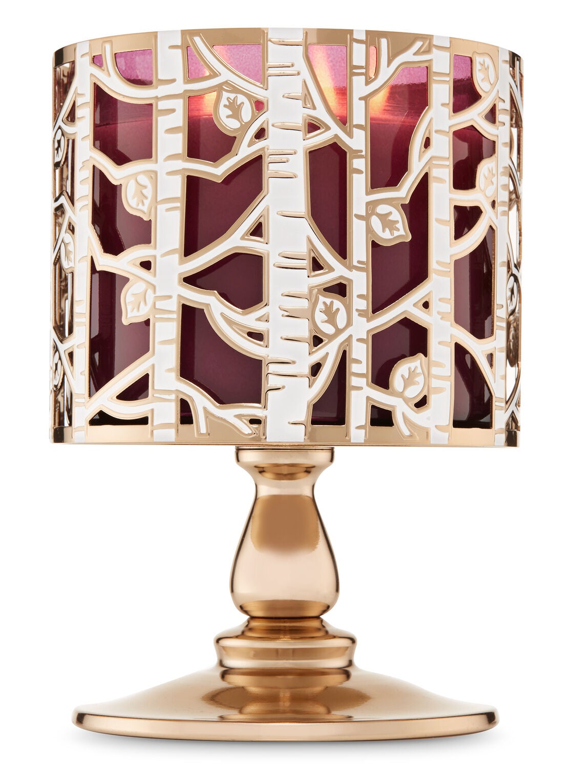 Birch Forest Pedestal 3-Wick Candle Holder - Bath And Body Works