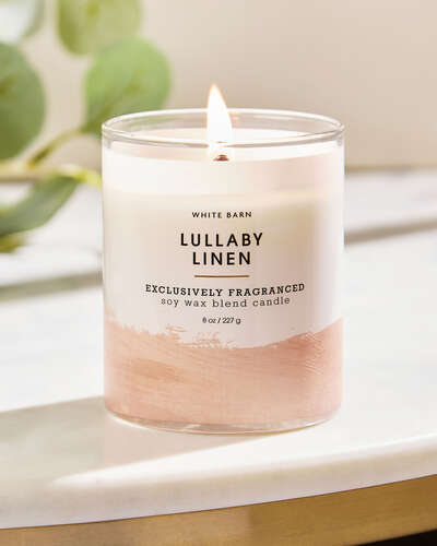 Lullaby Linen Single Wick Candle