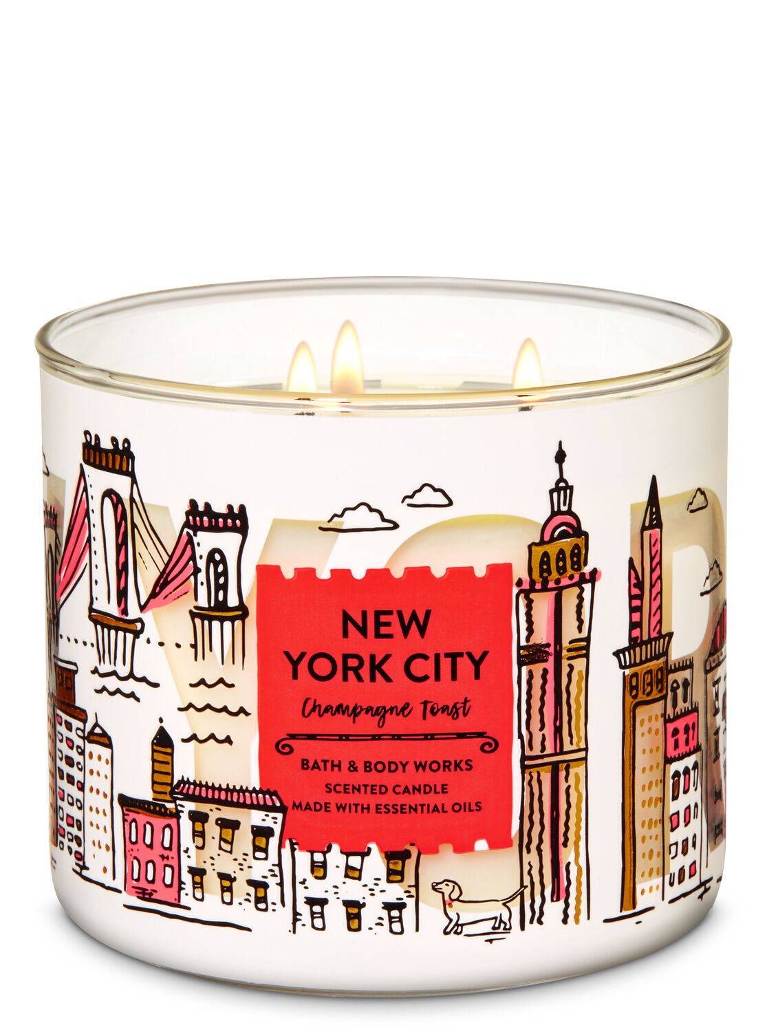 Champagne Toast 3-Wick Candle - Bath And Body Works