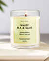White Tea & Sage Single Wick Candle