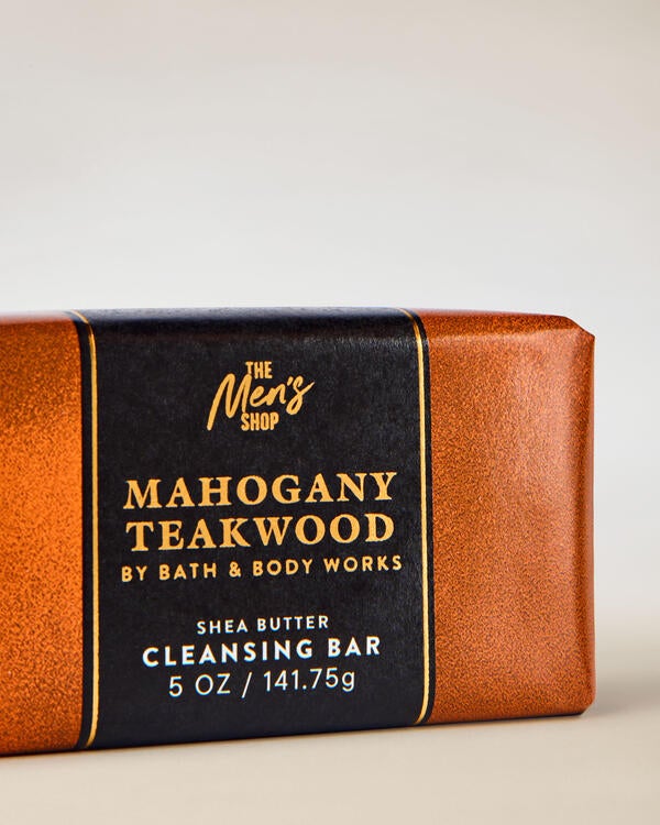 Mahogany Teakwood Shea Butter Cleansing Bar