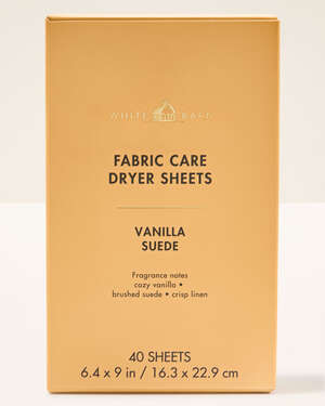 Vanilla Suede Dryer Sheets